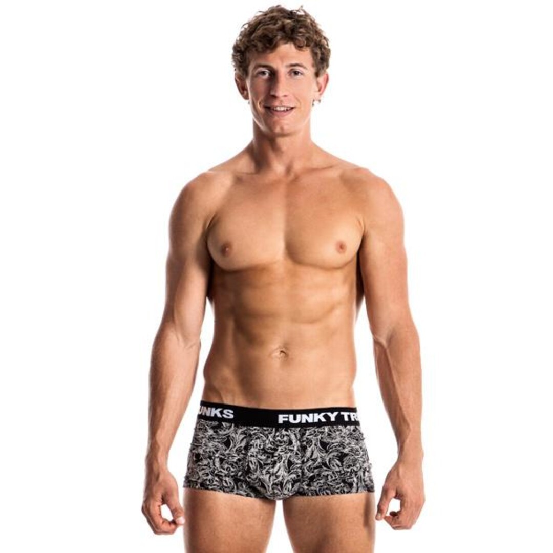 Funky Trunks Underwear Cotton Trunks Midnight Dragon Mens Underwear