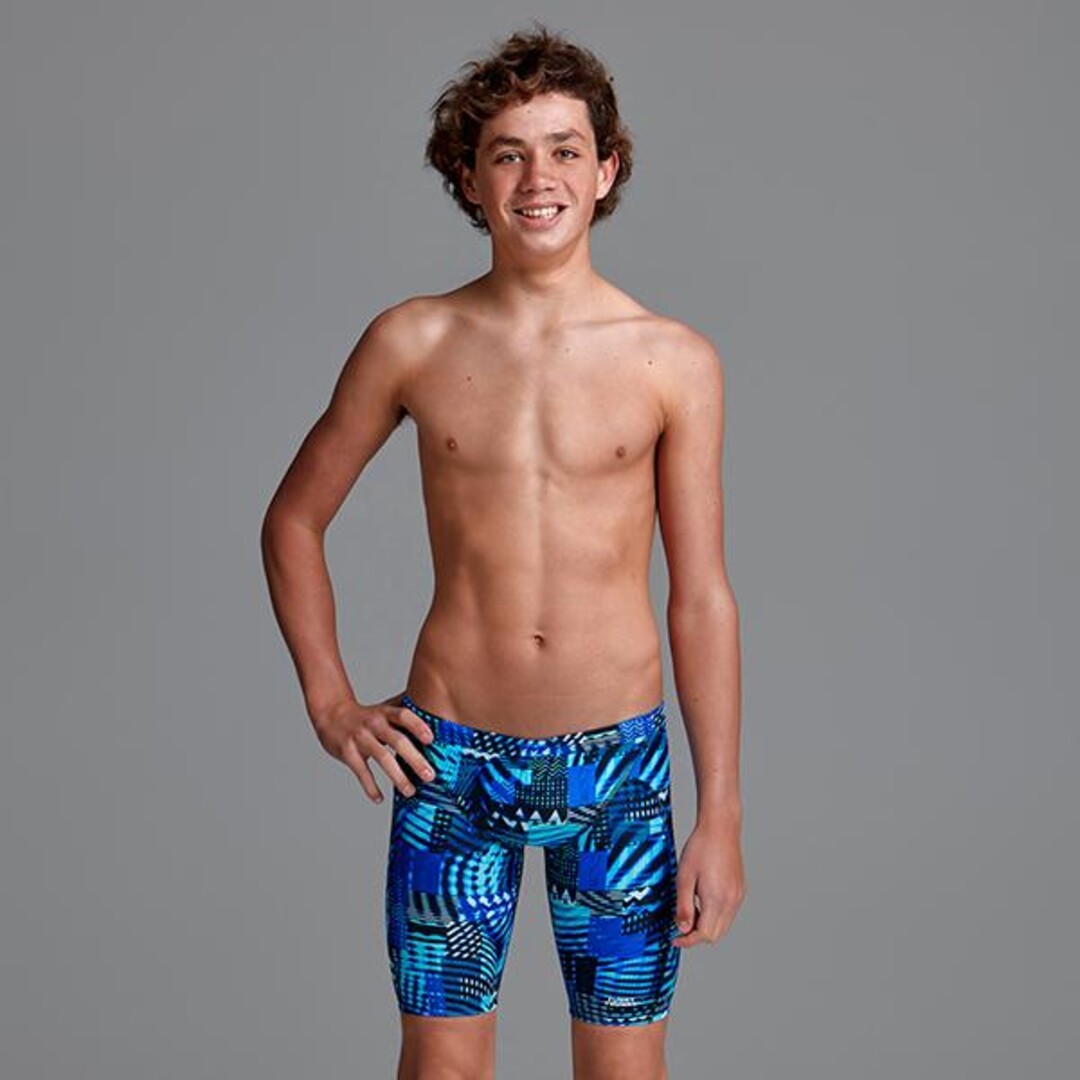 Funky Trunks Training Swim Jammers Electric Nights | Boys Swimwear