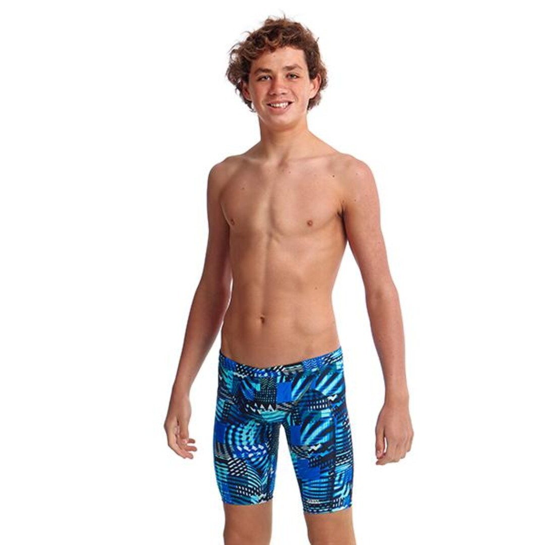 Funky Trunks Training Swim Jammers Electric Nights | Boys Swimwear