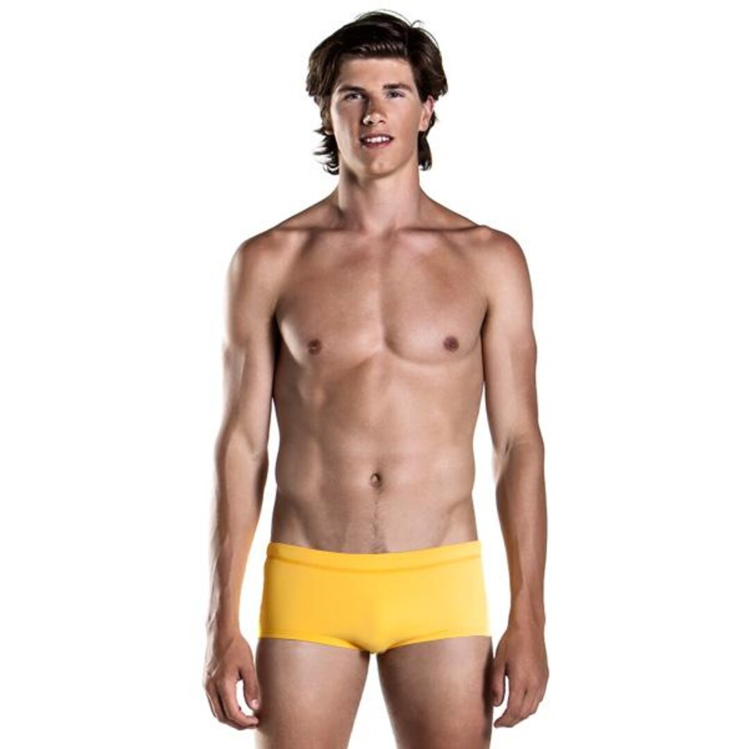 Funky Trunks Plain Front Swim Trunks Still Daisy Solid Mens Swimwear