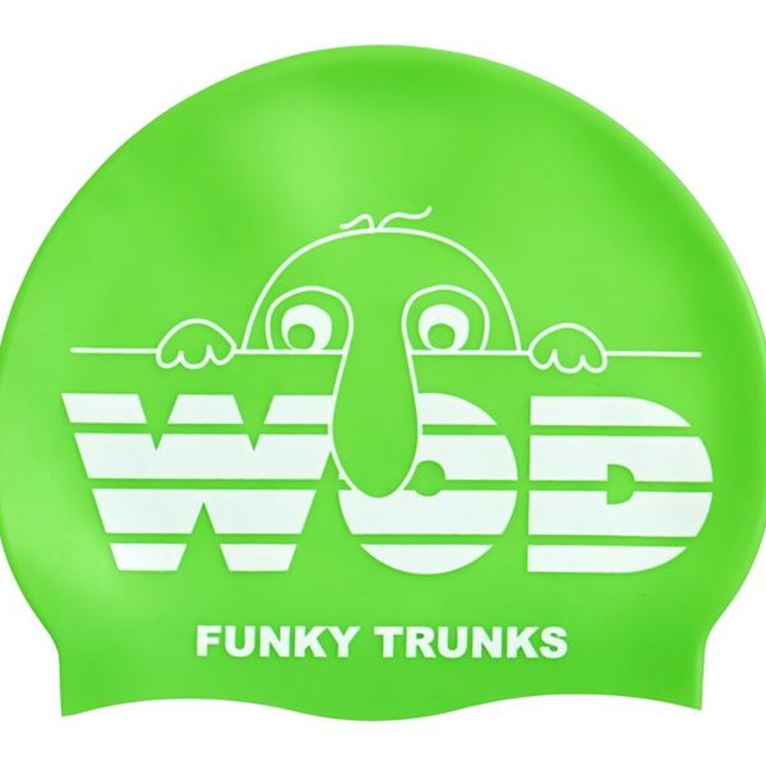 Funky Trunks Silicone Swimming Cap WOD Swim Training Gear