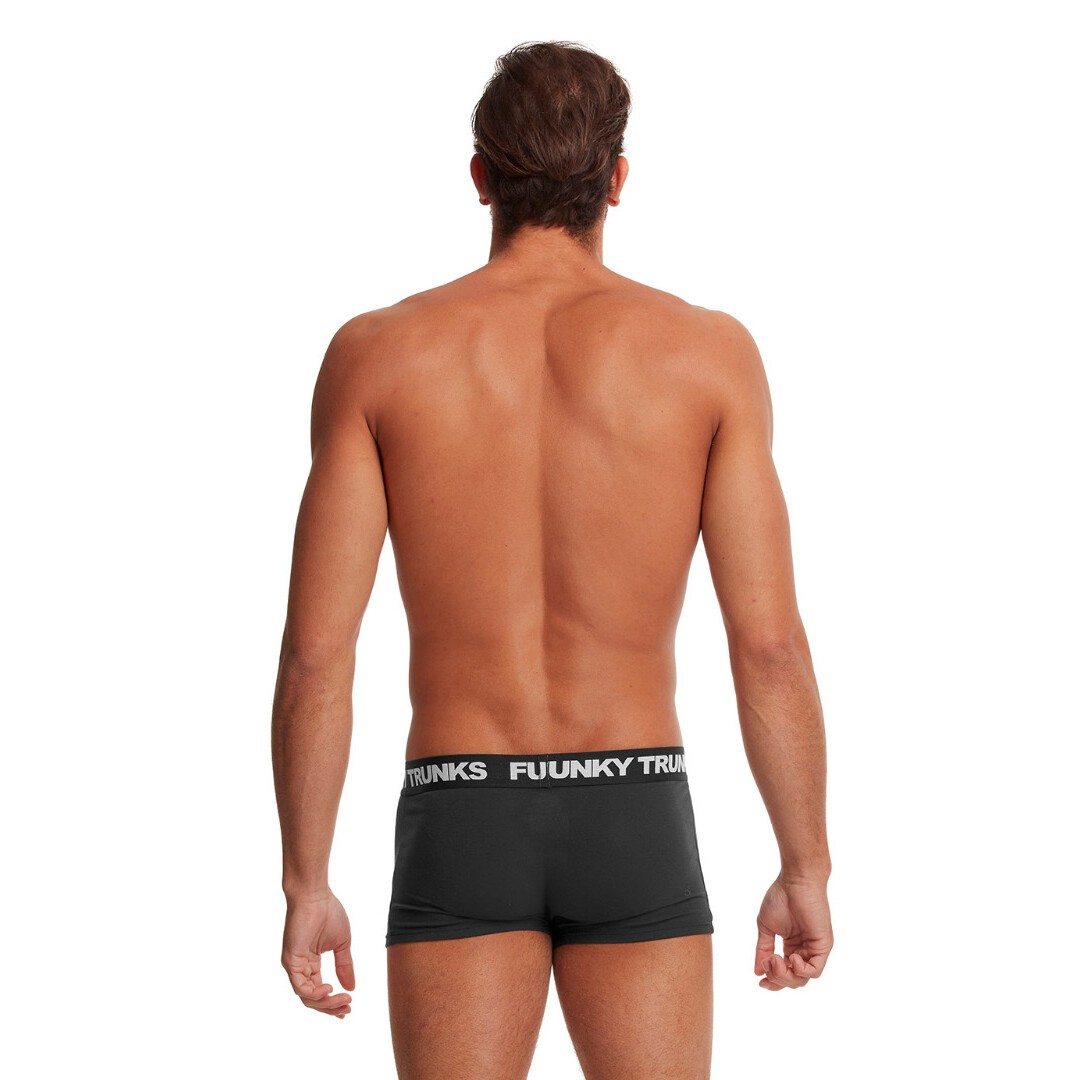 Funky Trunks Underwear Cotton Trunks Black Attack Mens Underwear