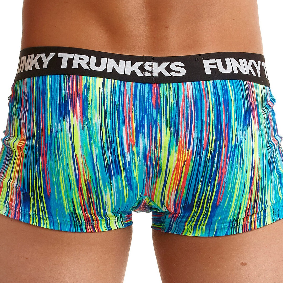 Funky Trunks Underwear Cotton Trunks Dripping Paint Mens Underwear