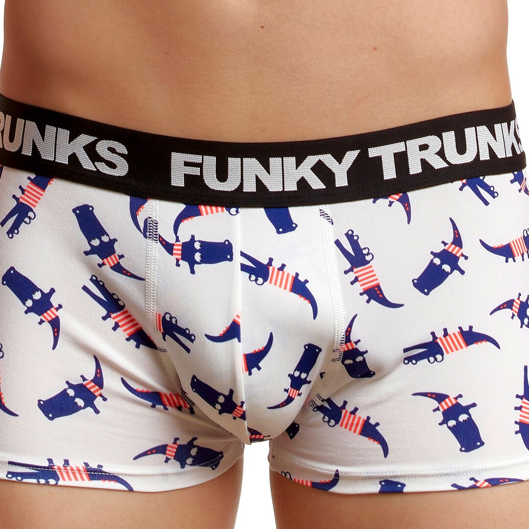 Funky Trunks Underwear Cotton Trunks Crocosaurus Mens Underwear