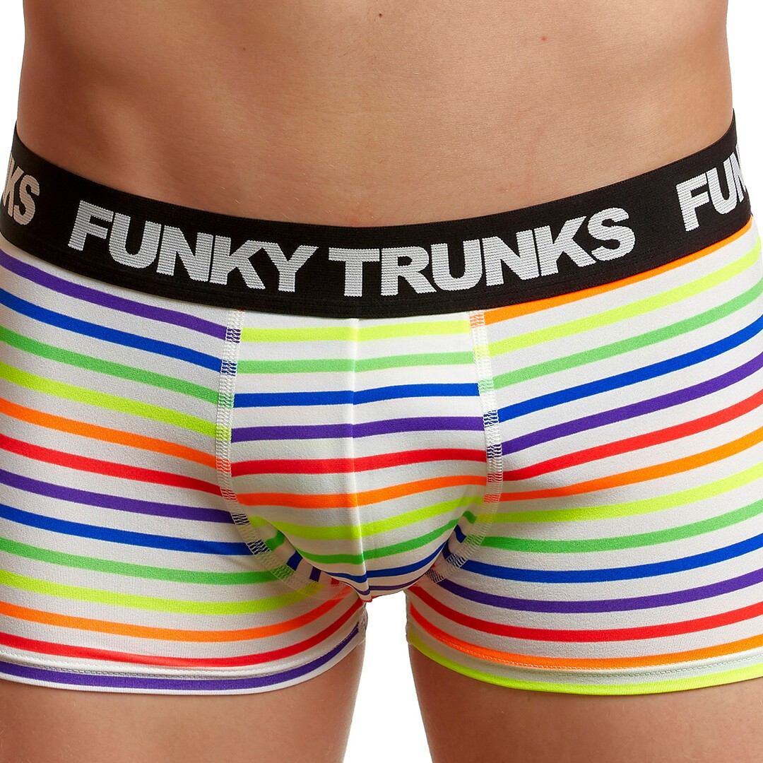 Funky Trunks Underwear Cotton Trunks Light Stripes Mens Underwear
