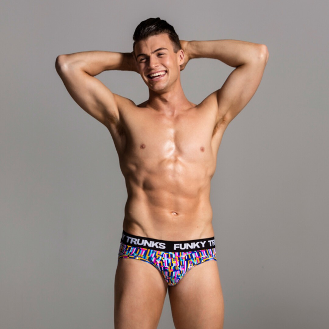 Funky Trunks Underwear Briefs Trunk Lines Mens Underwear