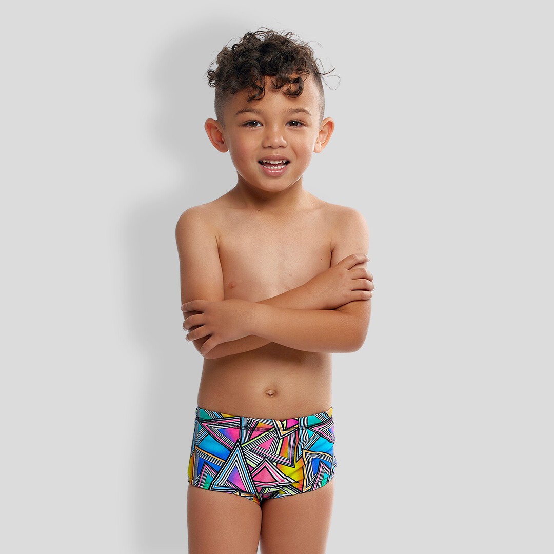 GYRATEDREAM Boys Swim Trunks with Boxer Brief Liner Boys Swimwear Quick Dry  Bathing Suit Toddler Swim Trunks 5-16 Years 