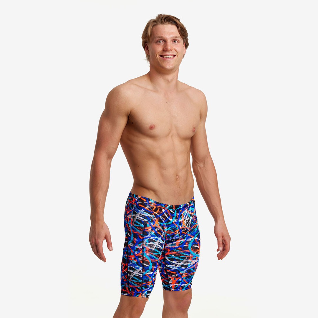 Funky Trunks Training Swim Jammers Spin Doctor Mens Swimwear