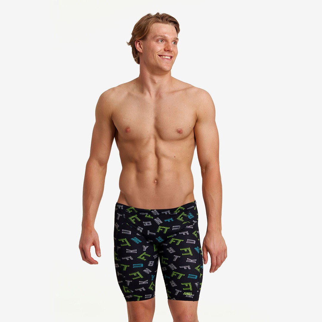 Funky Trunks Eco Training Swim Jammers FTed Mens Swimwear Made From