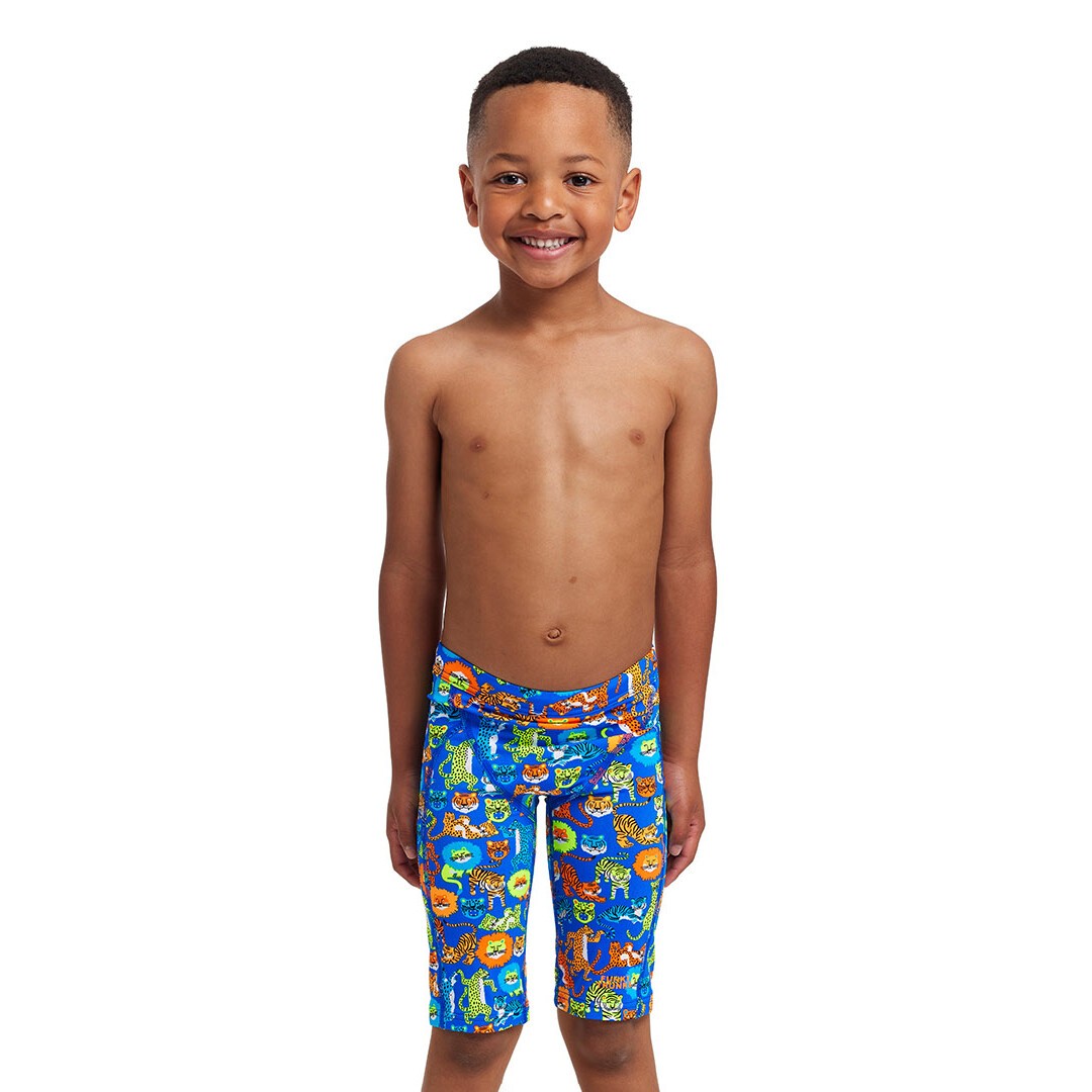Funky Trunks Miniman Swim Jammers Big Cat Bash Toddler Boys Swimwear