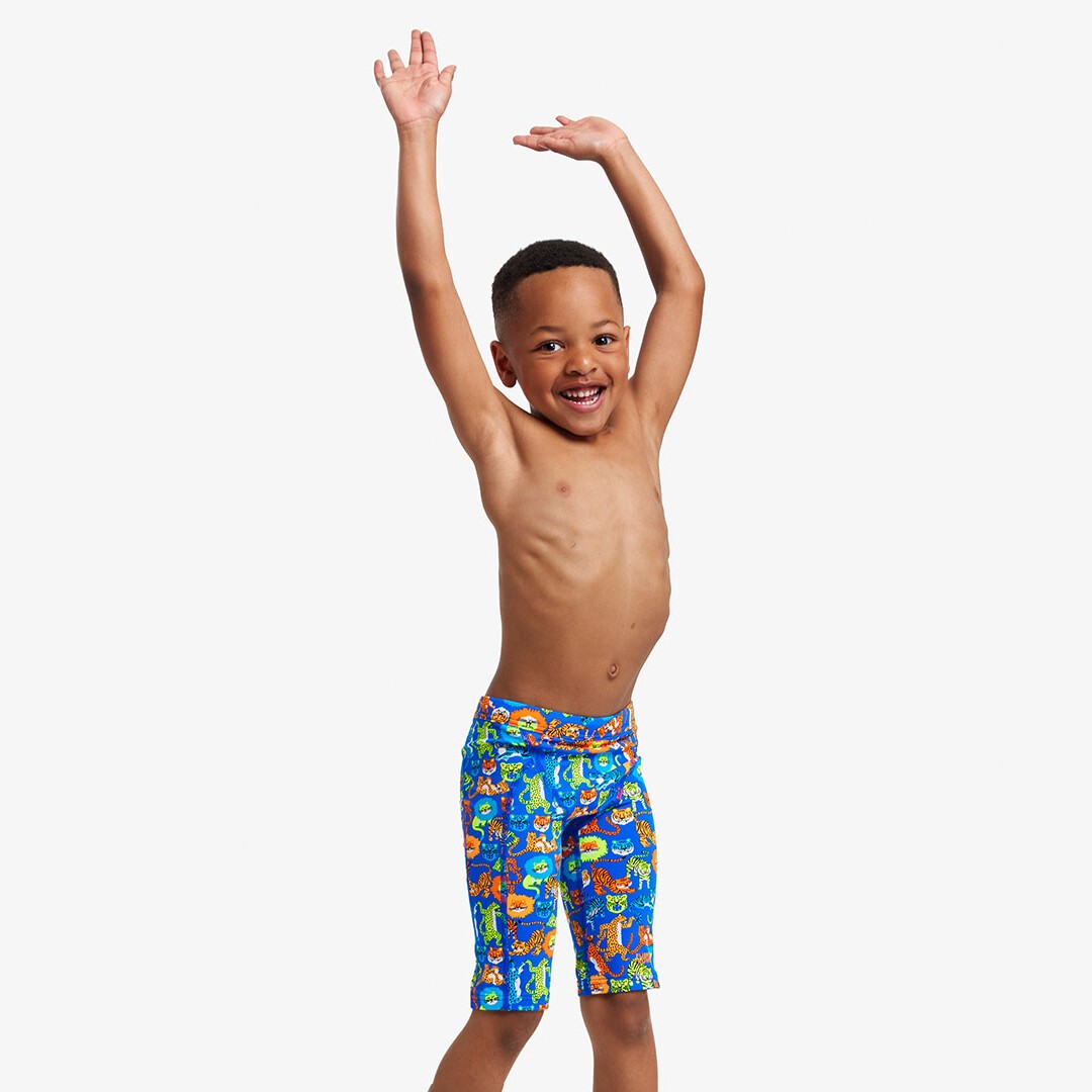Funky Trunks Miniman Swim Jammers Big Cat Bash Toddler Boys Swimwear
