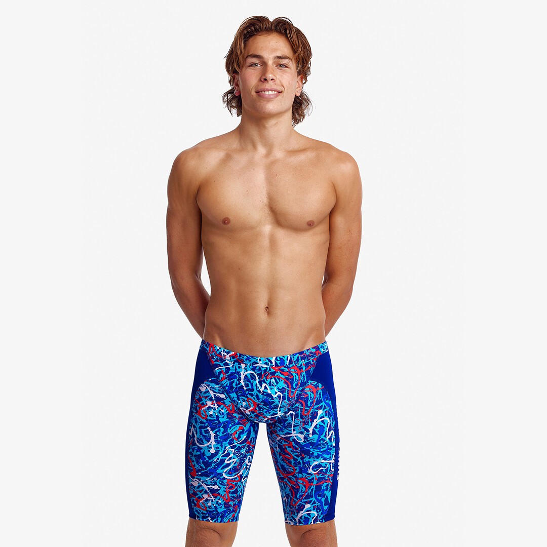 Funky Trunks Training Swim Jammers Mr Squiggle Mens Swimwear