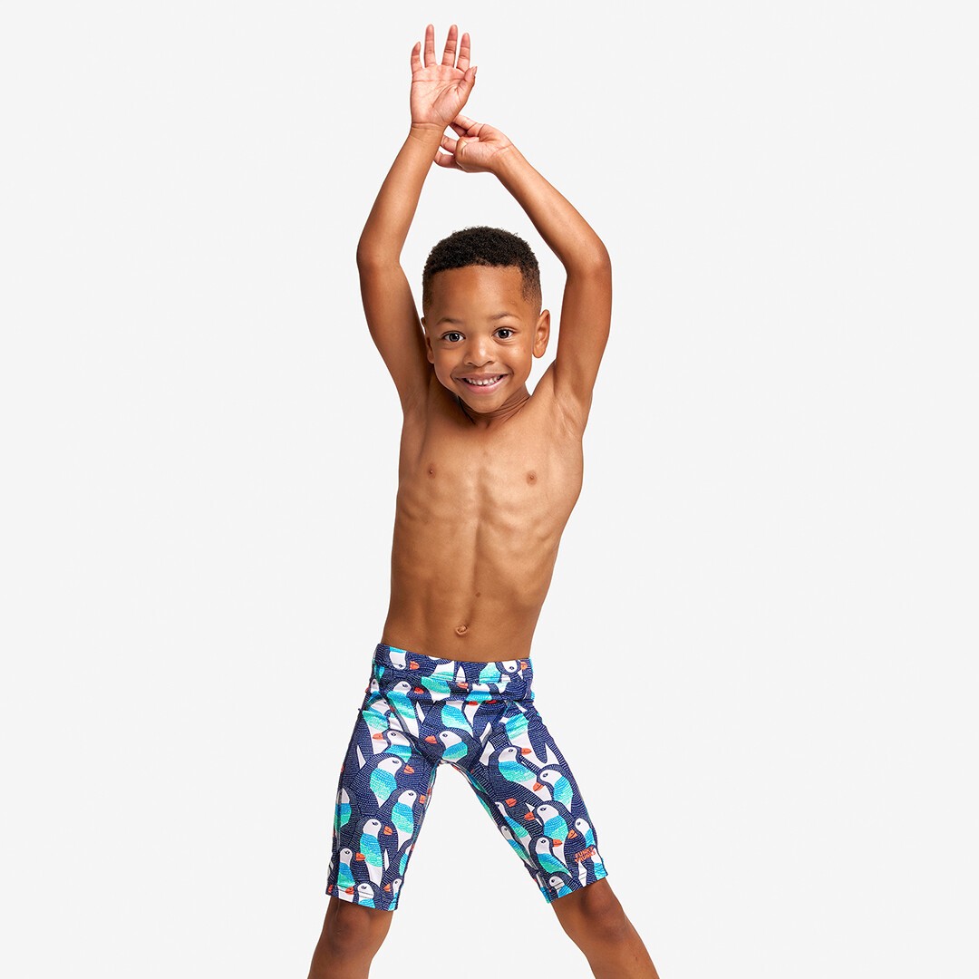 Funky Trunks Miniman Swim Jammers Pengoo Parade Toddler Boys Swimwear