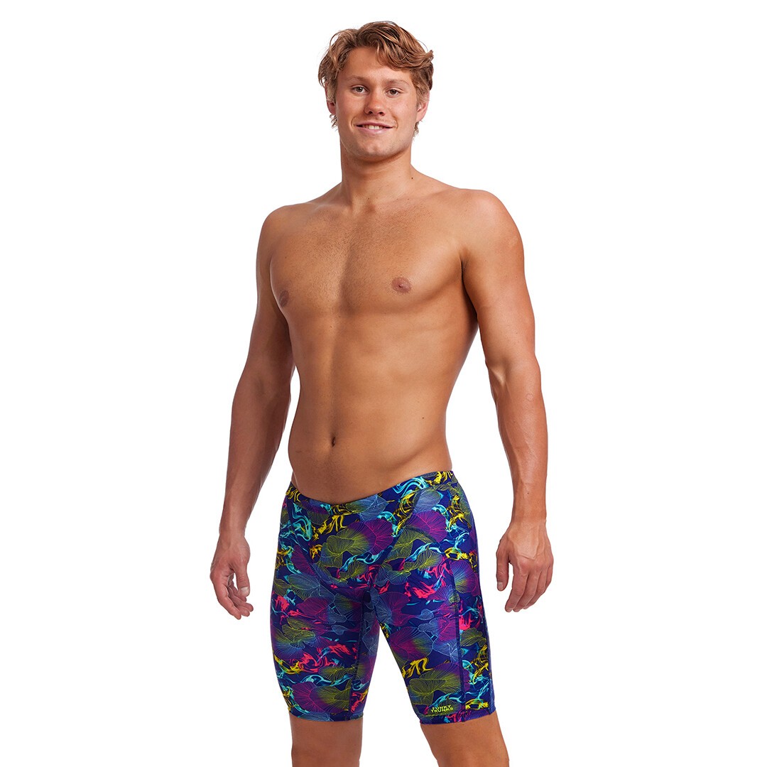 Funky Trunks Training Swim Jammers Oyster Saucy Mens Swimwear