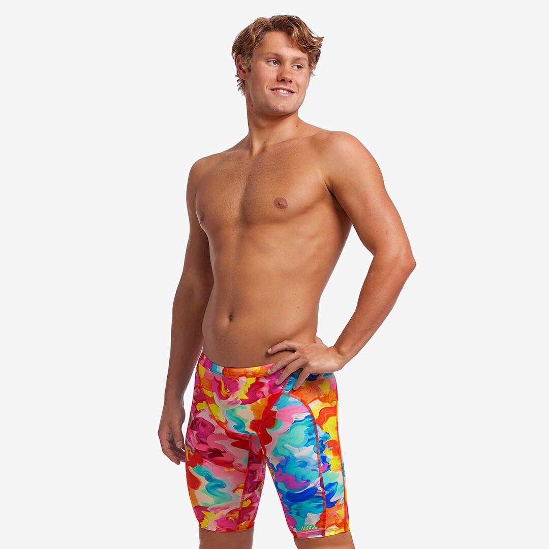 Funky Trunks Training Swim Jammers Messy Mens Swimwear