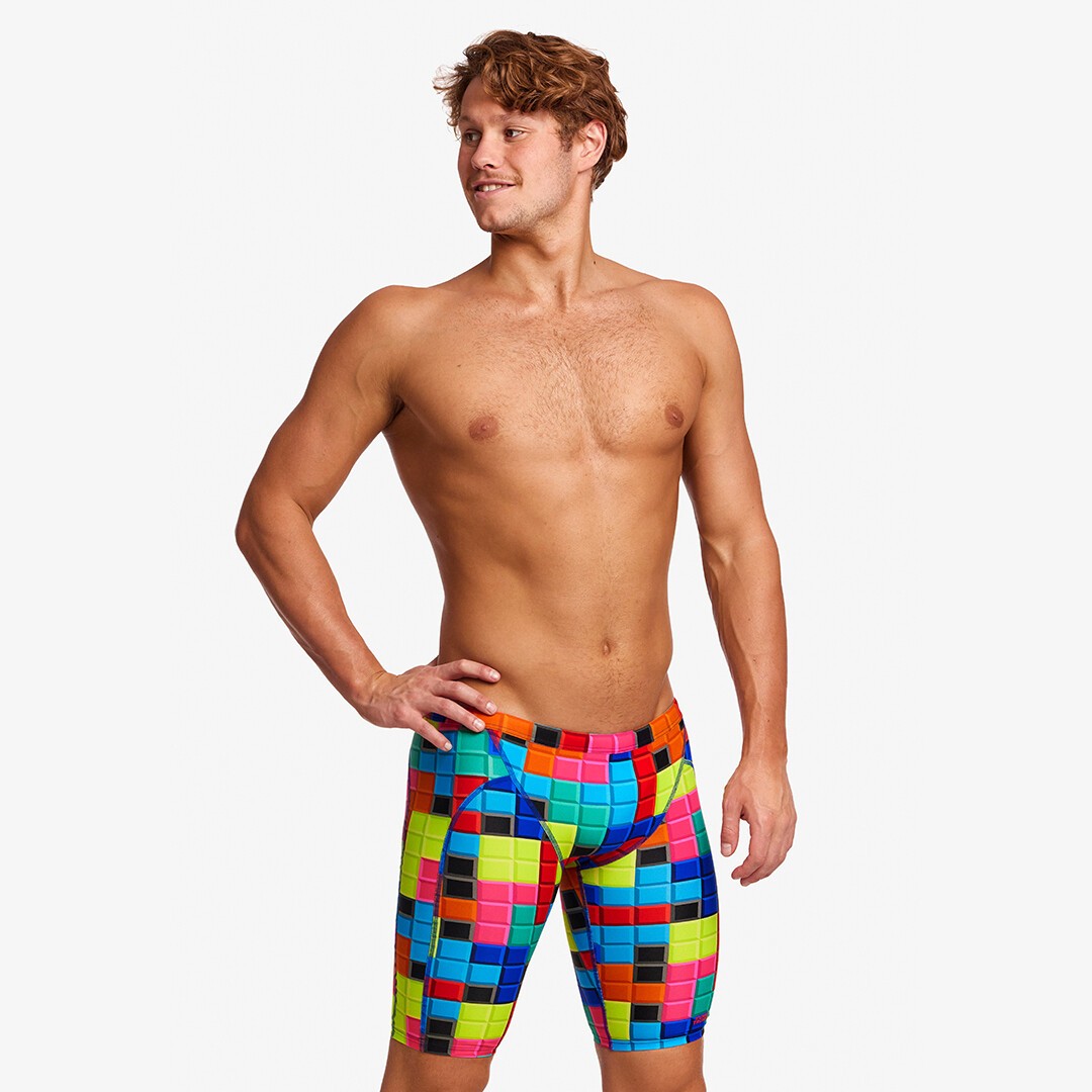 Funky Trunks Training Swim Jammers Blocked Mens Swimwear