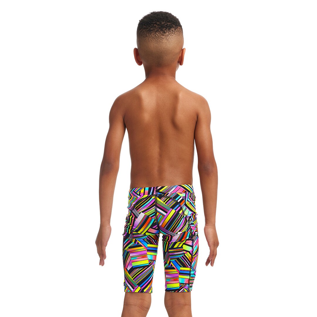 Toddler Boy's Miniman Jammers Strip Straps